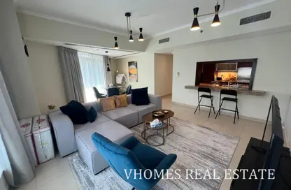 شقة - غرفة نوم - 2 حمامات للايجار في A برج فيوز - برج فيوز - وسط مدينة دبي - دبي