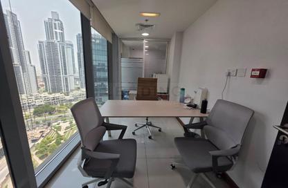 Business Centre - Studio - 2 Bathrooms for rent in The Binary Tower - Business Bay - Dubai
