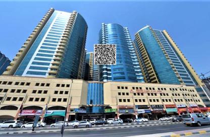 Apartment - Studio - 1 Bathroom for rent in Horizon Towers - Ajman Downtown - Ajman