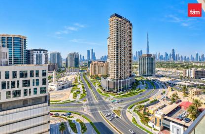 Apartment - Studio - 1 for rent in Binghatti Ghost - Dubai Healthcare City 2 - Al Jaddaf - Dubai Apartment - Studio - 1 for rent in Binghatti Ghost - Dubai Healthcare City 2 - Al Jaddaf - Dubai