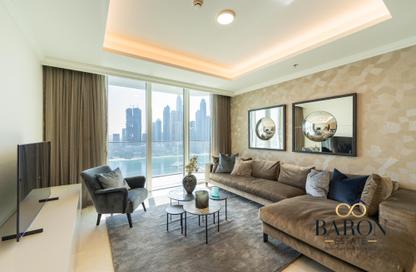 Apartment - 2 Bedrooms - 2 Bathrooms for rent in Palace Beach Residence Tower 1 - Palace Beach Residence - EMAAR Beachfront - Dubai Harbour - Dubai