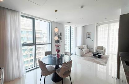 Apartment - 1 - 1 for rent in Beach Isle Tower 1 - Beach Isle - Emaar Beachfront - Dubai Harbour - Dubai