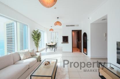 Apartment - 1 - 1 for rent in Shemara Tower - Marina Promenade - Dubai Marina - Dubai