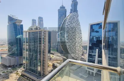 شقة - غرفة نوم - 2 حمامات للايجار في برج أونتاريو - الخليج التجاري - دبي