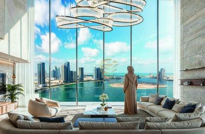 Apartment - 2 - 3 for sale in Al Ghaf Tower - Al Khan - Sharjah
