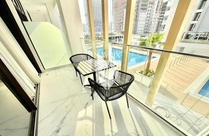 Apartment - Studio - 1 Bathroom for rent in Azizi Riviera 65 - Azizi Riviera - Meydan One - Meydan - Dubai