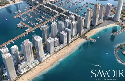 Apartment - 1 Bedroom - 1 Bathroom for sale in Seapoint Tower 2 - Seapoint - Emaar Beachfront - Dubai Harbour - Dubai