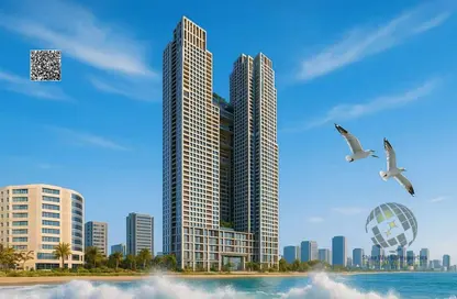 Apartment - 2 Bedrooms - 3 Bathrooms for sale in Ajman Corniche Residences - Ajman Corniche Road - Ajman