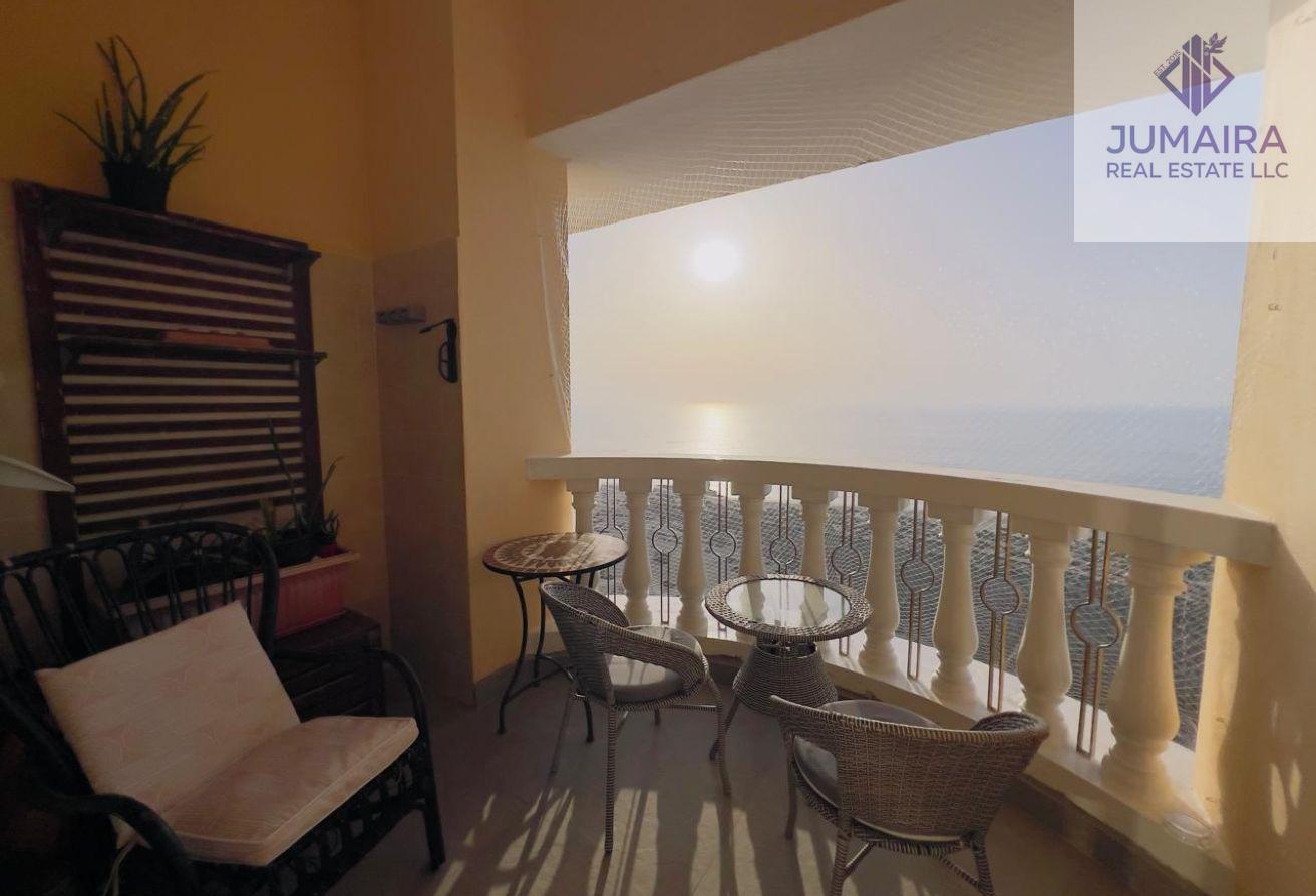 Furnished Studio|High Floor|Sea View|Bills Incuded