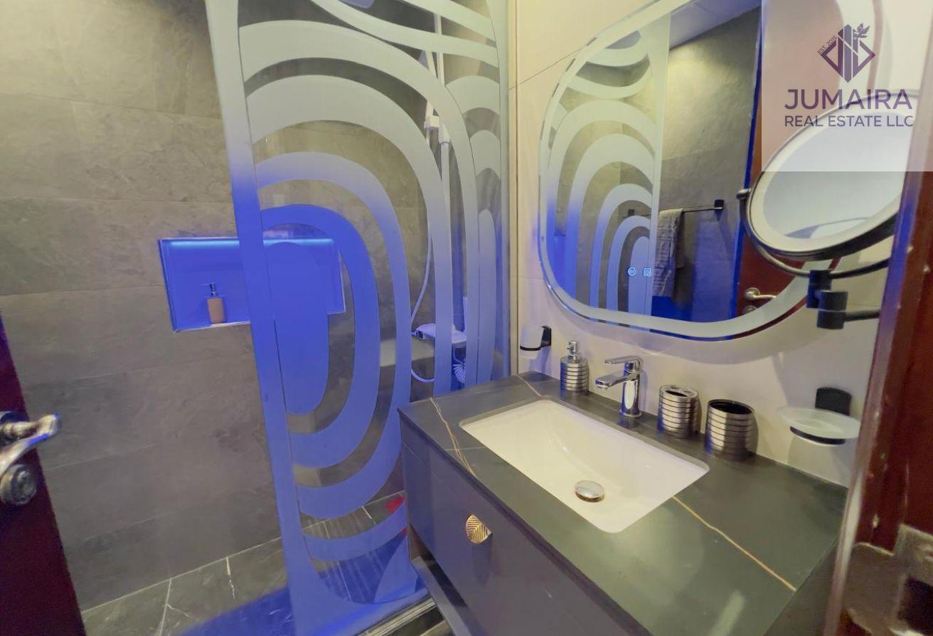 Furnished Studio|High Floor|Sea View|Bills Incuded