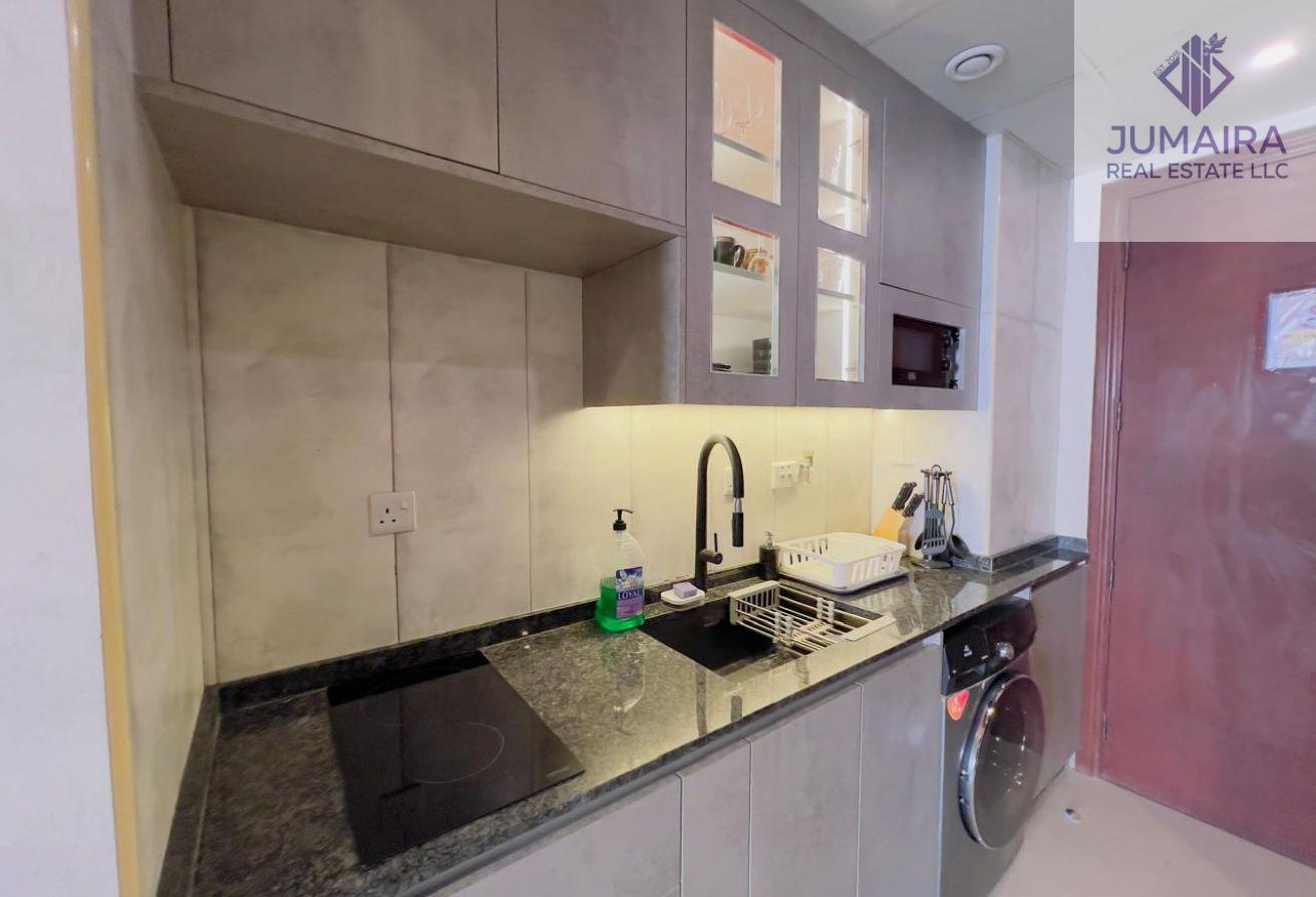 Furnished Studio|High Floor|Sea View|Bills Incuded