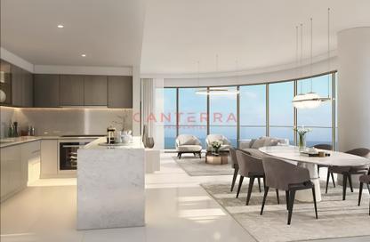 شقة - غرفة نوم - 1 حمام للبيع في برج Seapoint 2 - سي بوينت - إعمار بيتشفرونت - دبي هاربور - دبي