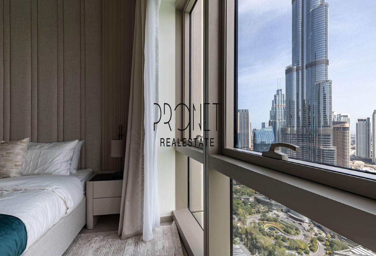 High floor | Fully furnished | Burj Khalifa view photo 5