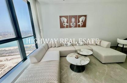 Apartment - 1 - 2 for rent in La Plage Tower - Al Mamzar - Sharjah - Sharjah