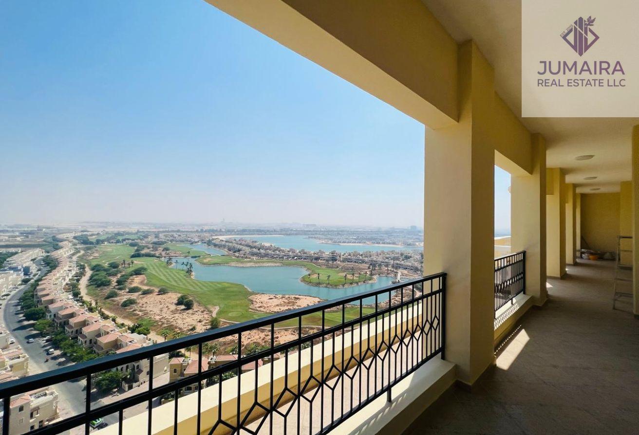 Stunning 3BR | Panoramic Sea, Lagoon & Golf Views