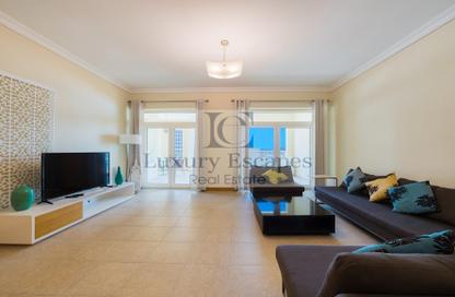 Apartment - 2 Bedrooms - 3 Bathrooms for rent in Al Das - Shoreline Apartments - Palm Jumeirah - Dubai