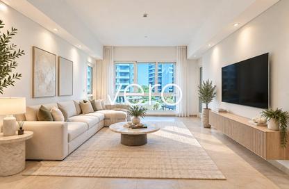 Apartment - 2 - 3 for rent in Marina Residences 1 - Marina Residences - Palm Jumeirah - Dubai