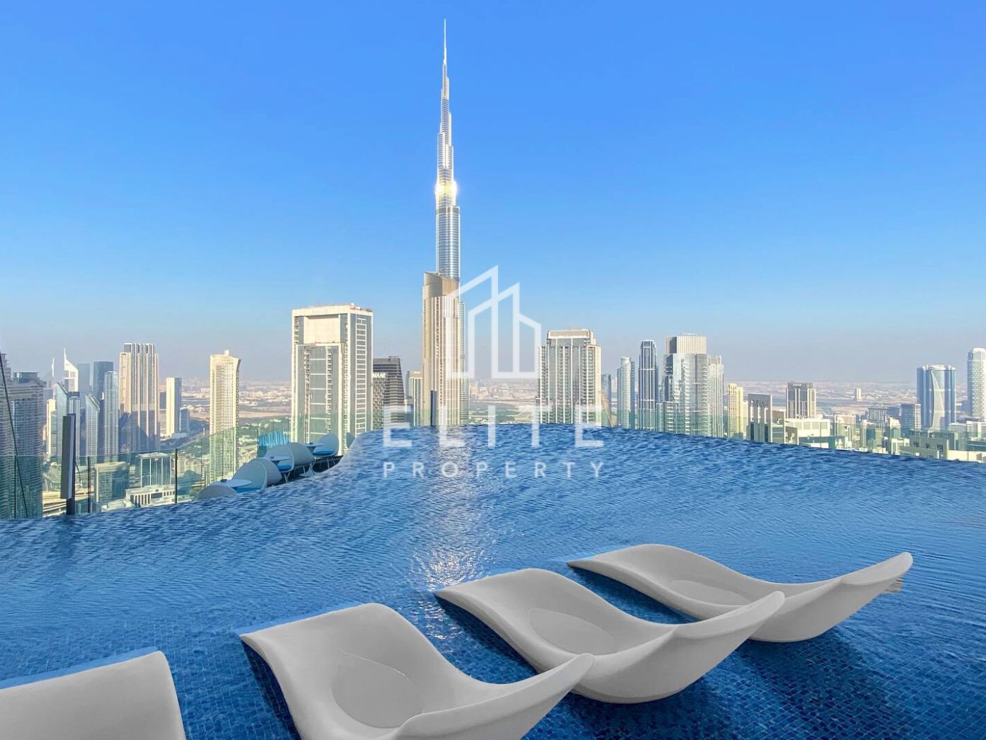 Infinity Sky Pool w/ Burj View | Luxe 2BR | Gym