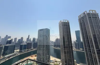 Apartment - 1 Bathroom for rent in Peninsula Two - Peninsula - Business Bay - Dubai