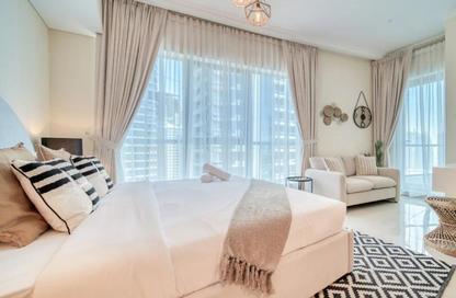 Apartment - Studio - 1 Bathroom for rent in Bay Central Tower West - Bay Central - Dubai Marina - Dubai