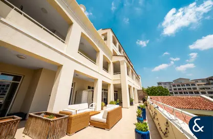 شقة - 3 غرف نوم - 5 حمامات للايجار في تيراسد أبارتمنتس 2 - شقق تيراس - مجتمع الحدائق في موتور سيتي - موتور سيتي - دبي