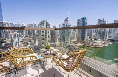 Apartment - 2 Bedrooms - 3 Bathrooms for rent in No.9 - Dubai Marina - Dubai
