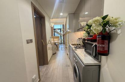Apartment - Studio - 1 Bathroom for rent in Azizi Riviera 14 - Azizi Riviera - Meydan One - Meydan - Dubai