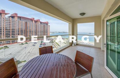 Apartment - 2 Bedrooms - 4 Bathrooms for rent in Al Das - Shoreline Apartments - Palm Jumeirah - Dubai