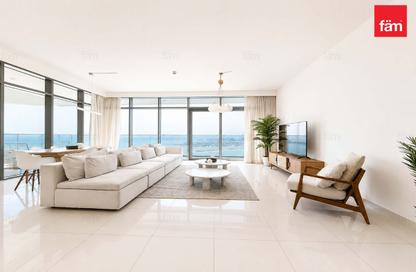 Apartment - 3 Bedrooms - 3 Bathrooms for rent in Beach Vista Tower 1 - Beach Vista - Emaar Beachfront - Dubai Harbour - Dubai