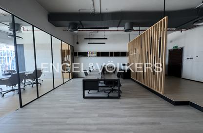 Office Space - Studio - 1 Bathroom for rent in The Prime Tower - Business Bay - Dubai