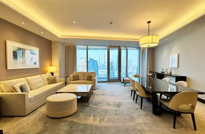 شقة - 2 غرف نوم - 3 حمامات للايجار في فندق العنوان- سكاي فيو 2 - أبراج العنوان سكاي فيو - وسط مدينة دبي - دبي