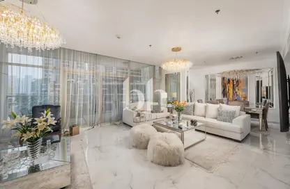 Apartment - 3 Bedrooms - 4 Bathrooms for rent in Continental Tower - Dubai Marina - Dubai