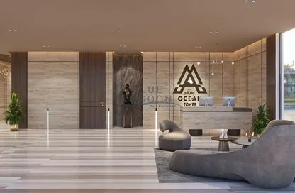 شقة - غرفة نوم - 2 حمامات للبيع في أوشن تاور - جزر دبي - دبي