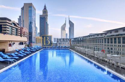 Apartment - Studio - 1 Bathroom for rent in Gevora Hotel - Sheikh Zayed Road - Dubai