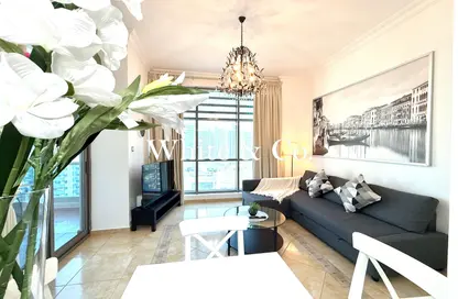 Apartment - 1 Bedroom - 2 Bathrooms for sale in Zumurud Tower - Dubai Marina - Dubai