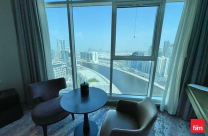 Apartment - Studio - 1 Bathroom for rent in Damac Maison Prive B - Damac Maison Prive - Business Bay - Dubai