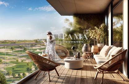 Apartment - 2 - 2 for sale in Golf Greens 2 Tower B - Golf Greens 2 - Golf Greens - Damac Hills - Dubai