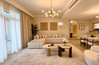 Apartment - 1 - 2 for rent in Al Haseer - Shoreline Apartments - Palm Jumeirah - Dubai