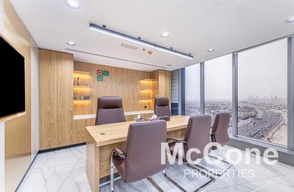 Office Space - Studio - 1 Bathroom for rent in I Rise Tower - Barsha Heights (Tecom) - Dubai