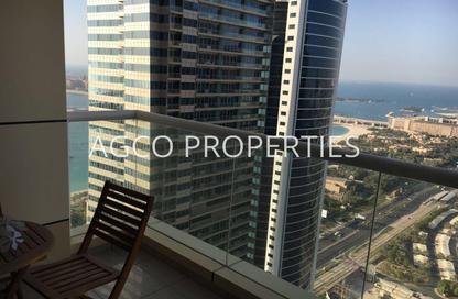 Apartment - 2 - 3 for rent in Sulafa Tower - Dubai Marina - Dubai