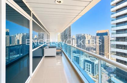 Apartment - 1 - 2 for rent in Opal Tower Marina - Dubai Marina - Dubai