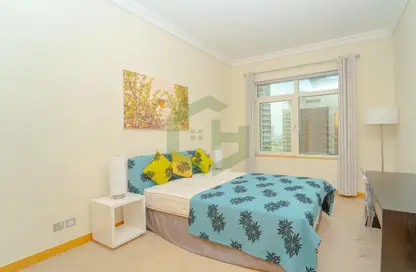 Apartment - 2 Bedrooms - 3 Bathrooms for rent in Al Das - Shoreline Apartments - Palm Jumeirah - Dubai