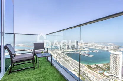 Apartment - 1 Bedroom - 2 Bathrooms for rent in Damac Heights - Dubai Marina - Dubai