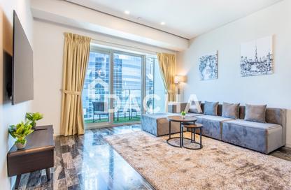 Apartment - 1 - 2 for rent in Damac Heights - Dubai Marina - Dubai