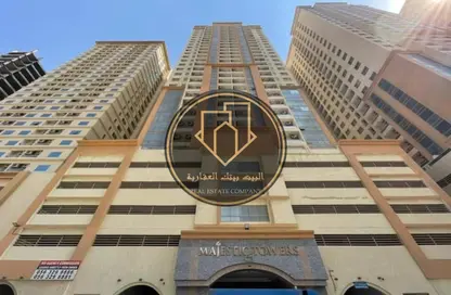 شقة - غرفة نوم - 2 حمامات للبيع في C3 برج ماجستيك - مدينة الإمارات - عجمان