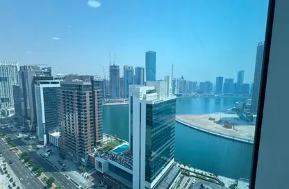 Business Centre - Studio - 4 Bathrooms for rent in The Prime Tower - Business Bay - Dubai