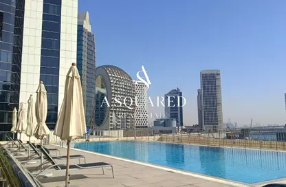 شقة - 2 غرف نوم - 3 حمامات للايجار في برج كورال - الخليج التجاري - دبي