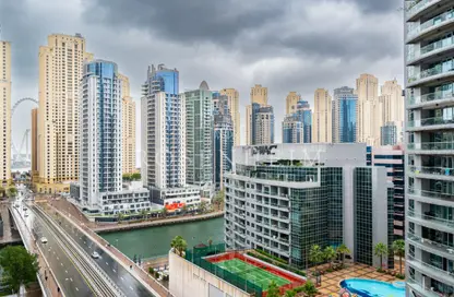 شقة - غرفة نوم - 2 حمامات للبيع في برج الزمرد - دبي مارينا - دبي