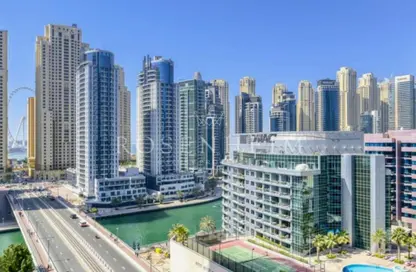 Apartment - 1 Bedroom - 2 Bathrooms for sale in Zumurud Tower - Dubai Marina - Dubai