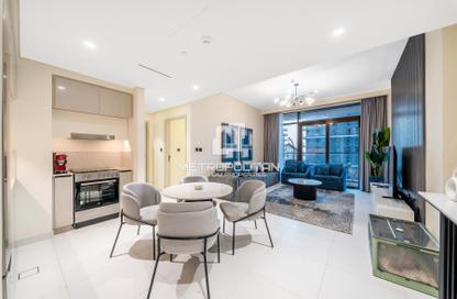 Apartment - 1 - 1 for rent in Marina Vista Tower 2 - Marina Vista - Emaar Beachfront - Dubai Harbour - Dubai